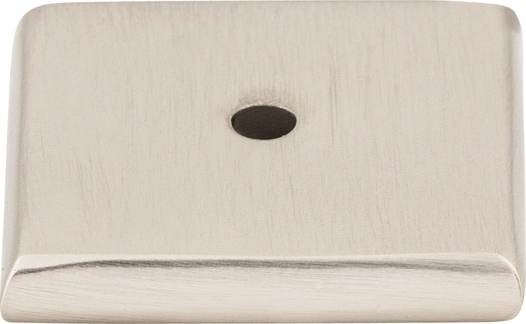 Top Knobs Aspen II Backplate Series 1-1/4"L Square, Brushed Satin Nickel