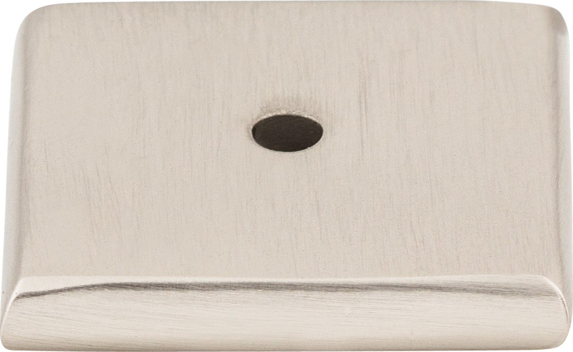 Top Knobs Aspen II Backplate Series 1-1/4"L Square, Brushed Satin Nickel