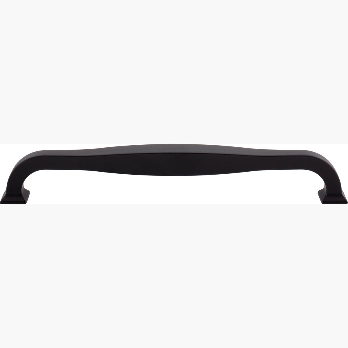 Top Knobs Contour Series 12"(304mm) CC Appliance Pull, Flat Black