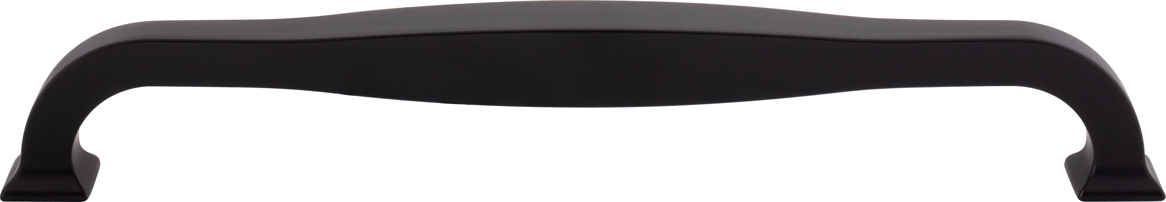 Top Knobs Contour Series 12"(304mm) CC Appliance Pull, Flat Black