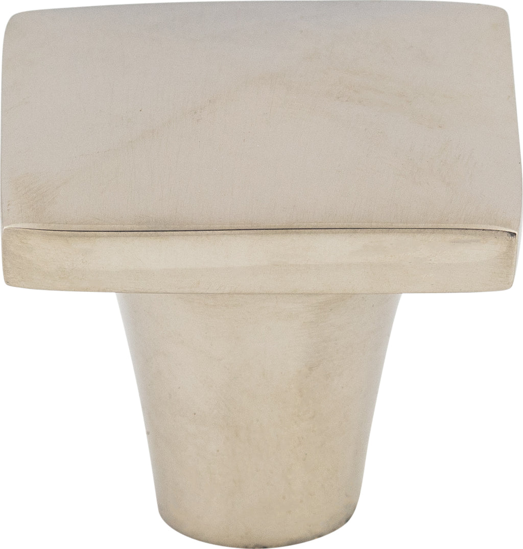 Top Knobs Aspen II Square Series 1-1/4"L Knob, Polished Nickel