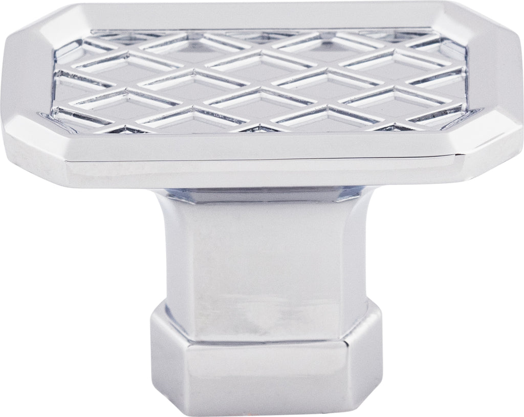 Top Knobs Tower Bridge Series 1-1/2"L Knob, Polished Chrome