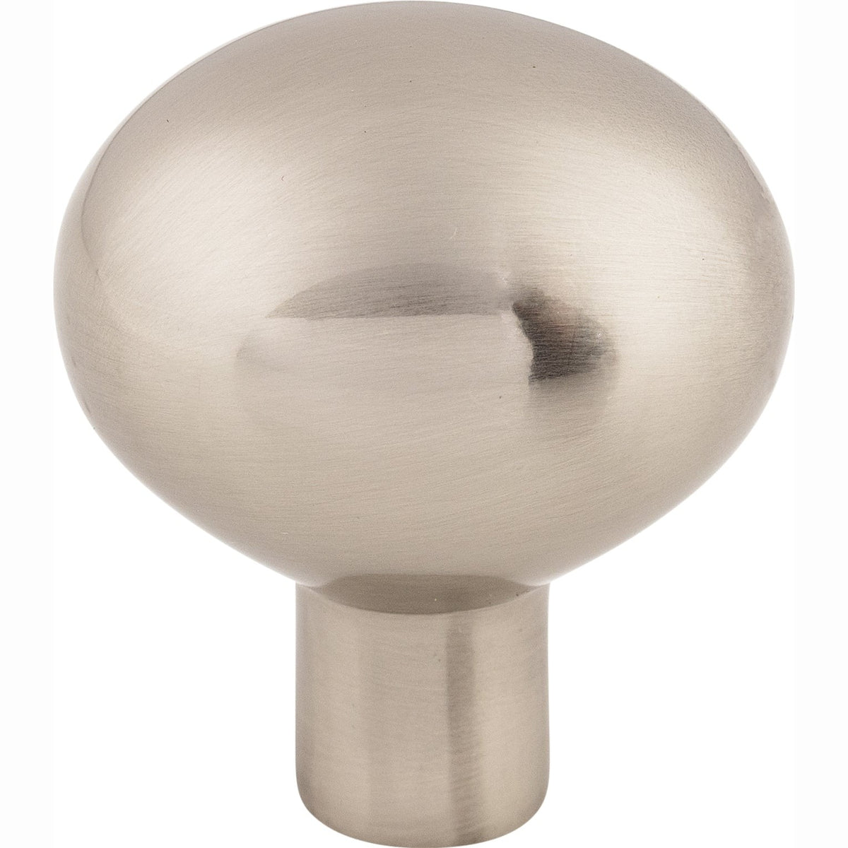 Top Knobs Aspen II Egg Series 1-7/16"L Egg Knob, Brushed Satin Nickel