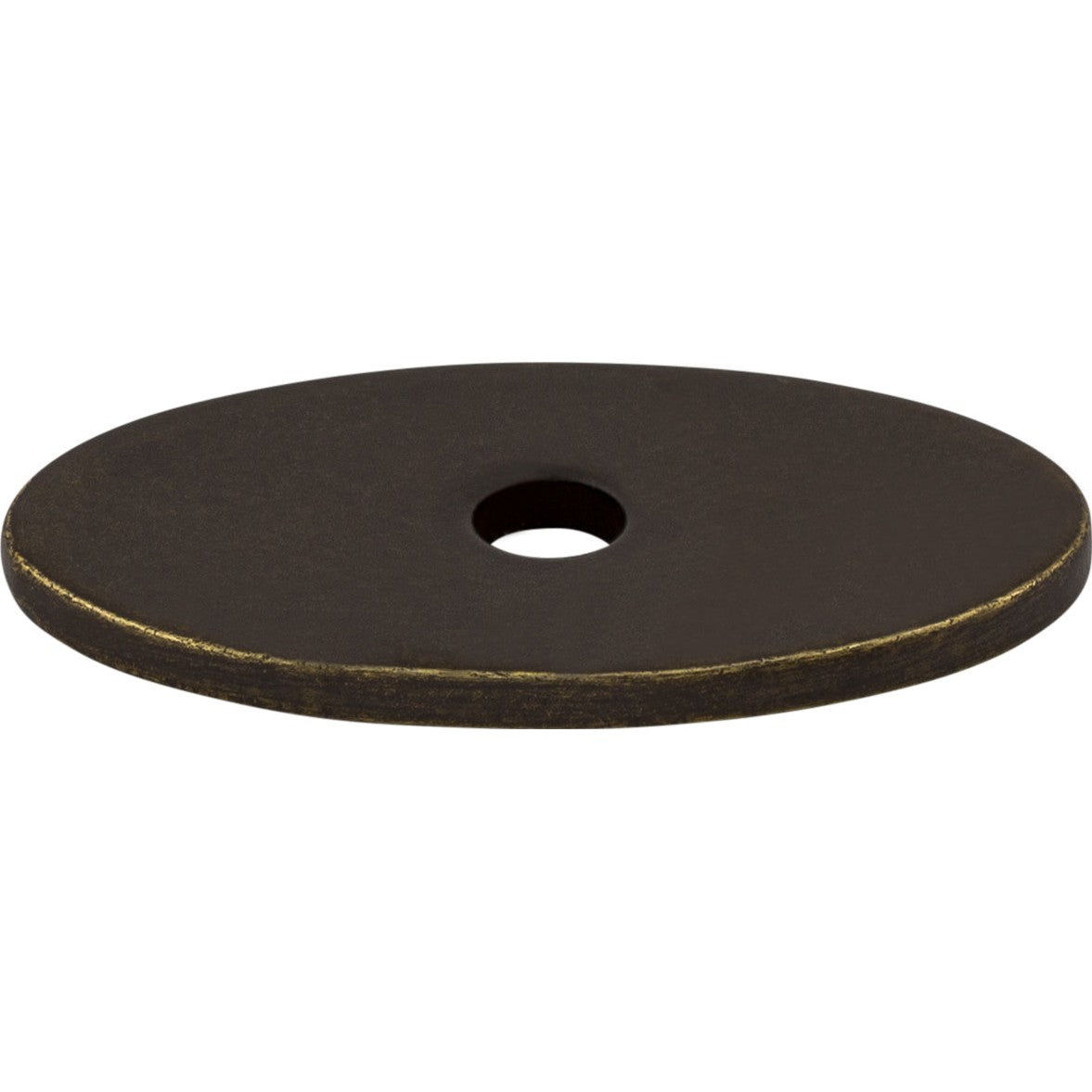 Top Knobs Oval Series 1-1/4"L Backplate, German Bronze