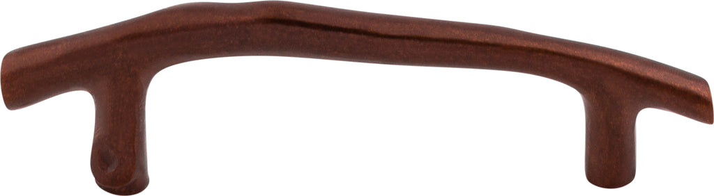Top Knobs Aspen Twig Series 3-1/2"(89mm) CC Pull, Mahogany Bronze