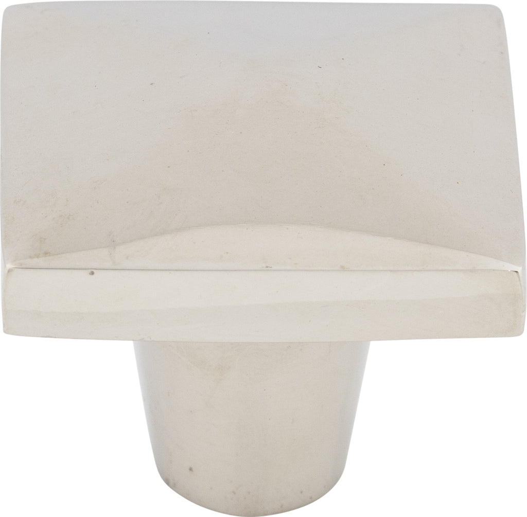 Top Knobs Aspen II Square Series 1-1/2"L Knob, Polished Nickel