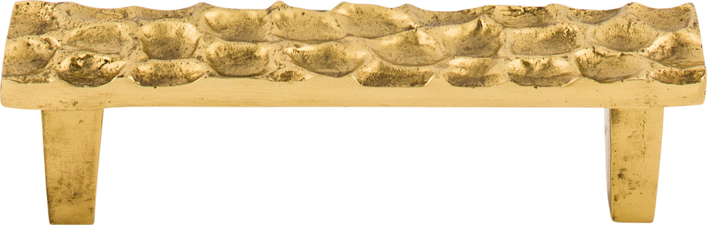 Top Knobs Cobblestone Series 3-3/4"(95mm) CC Pull, Brass