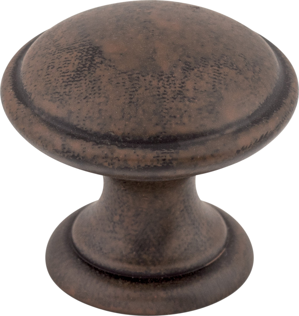 Top Knobs Rounded Series 1-1/4"L Knob, Patina Rouge