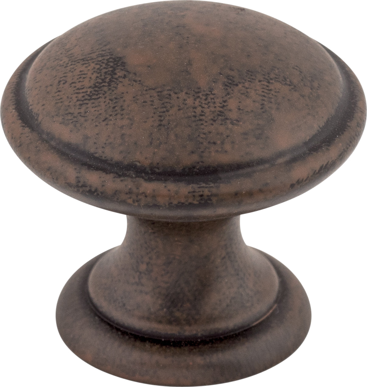 Top Knobs Rounded Series 1-1/4"L Knob, Patina Rouge