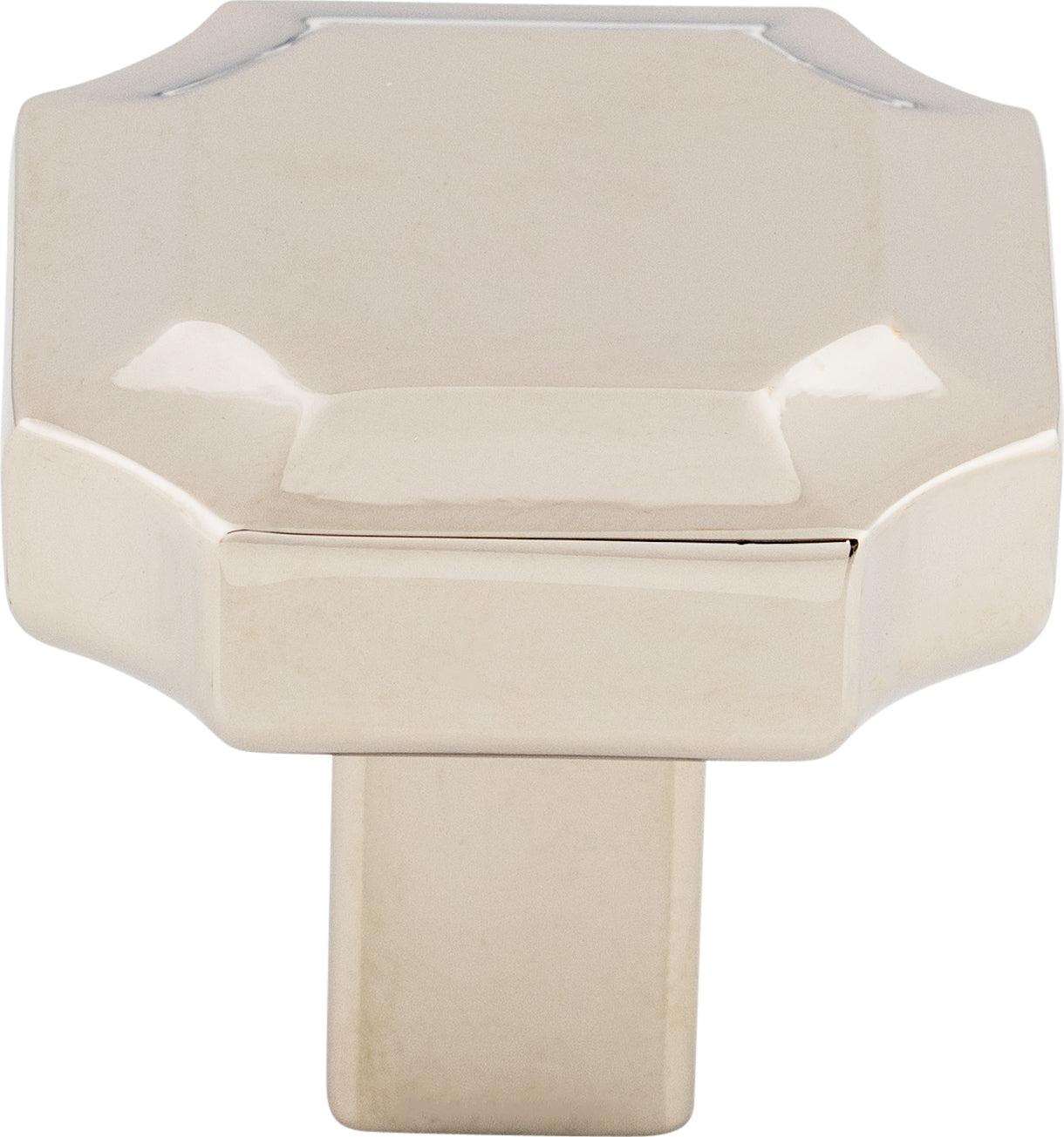 Top Knobs Davenport Series 1-1/4"L Knob, Polished Nickel