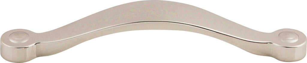 Top Knobs Saddle Series 5-1/16"(128mm) CC Pull, Polished Nickel