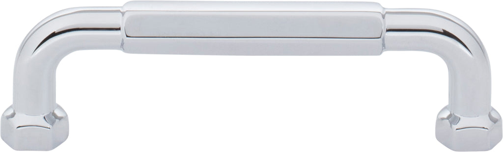 Top Knobs Dustin Series 3-3/4"(95mm) CC Pull, Polished Chrome