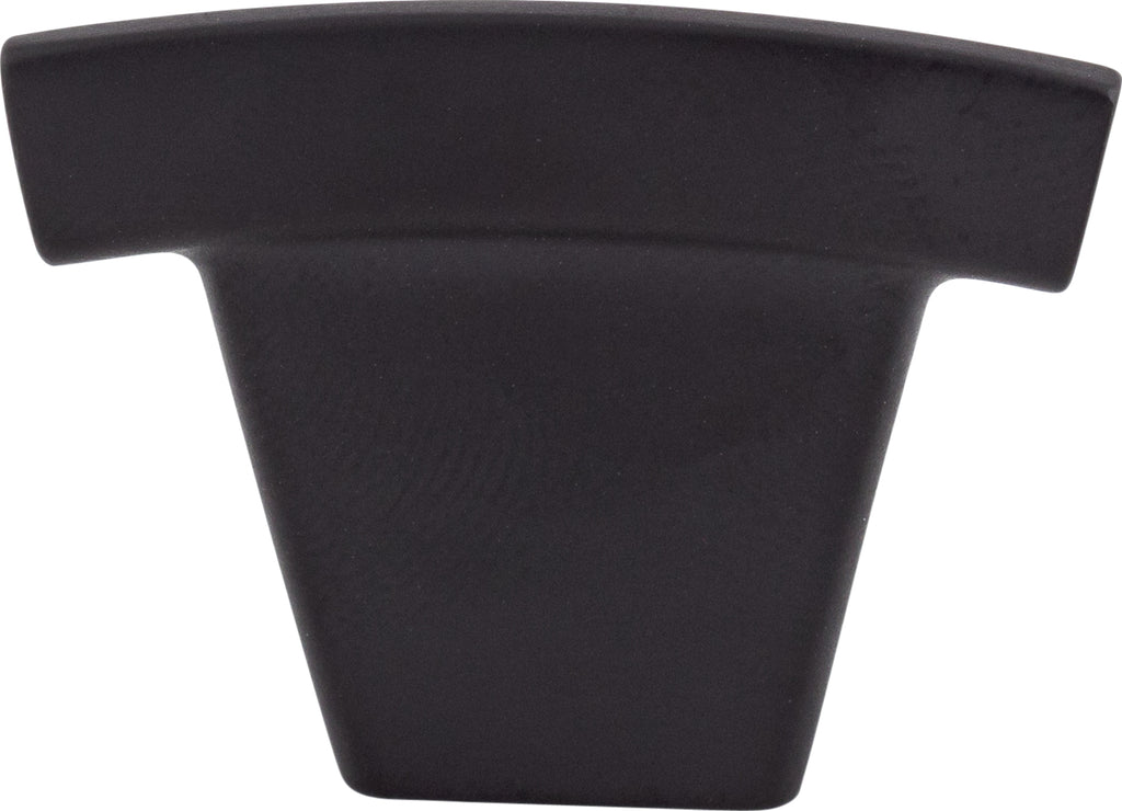 Top Knobs Arched Series 1-1/2"L Knob, Flat Black
