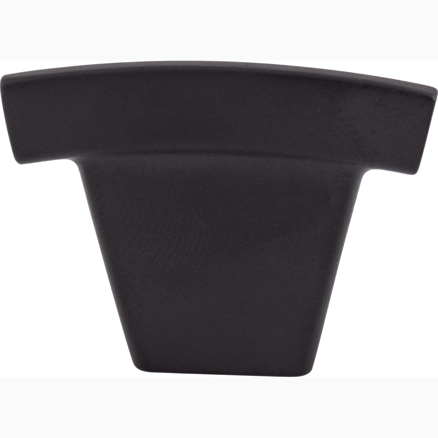 Top Knobs Arched Series 1-1/2"L Knob, Flat Black