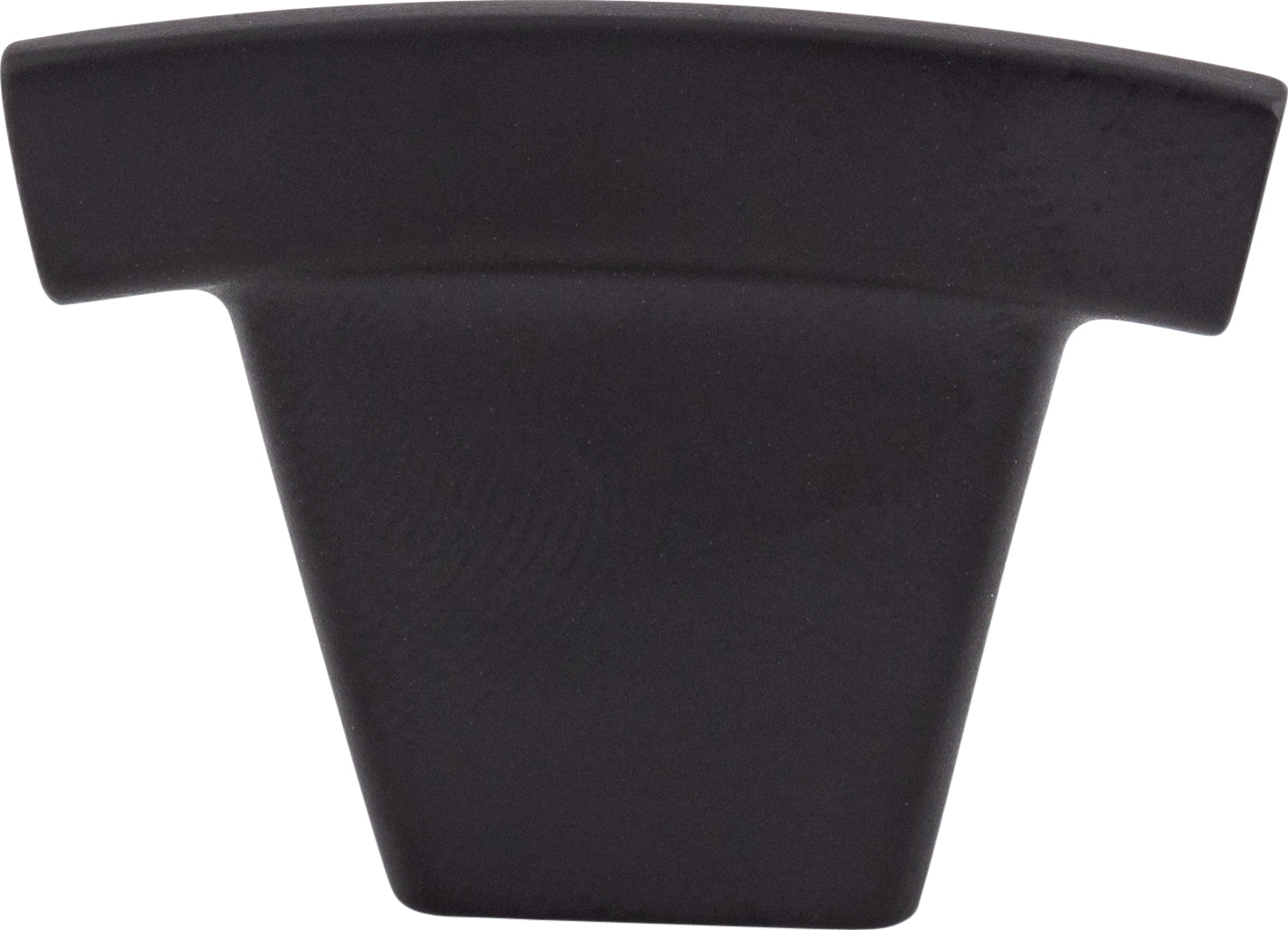 Top Knobs Arched Series 1-1/2"L Knob, Flat Black