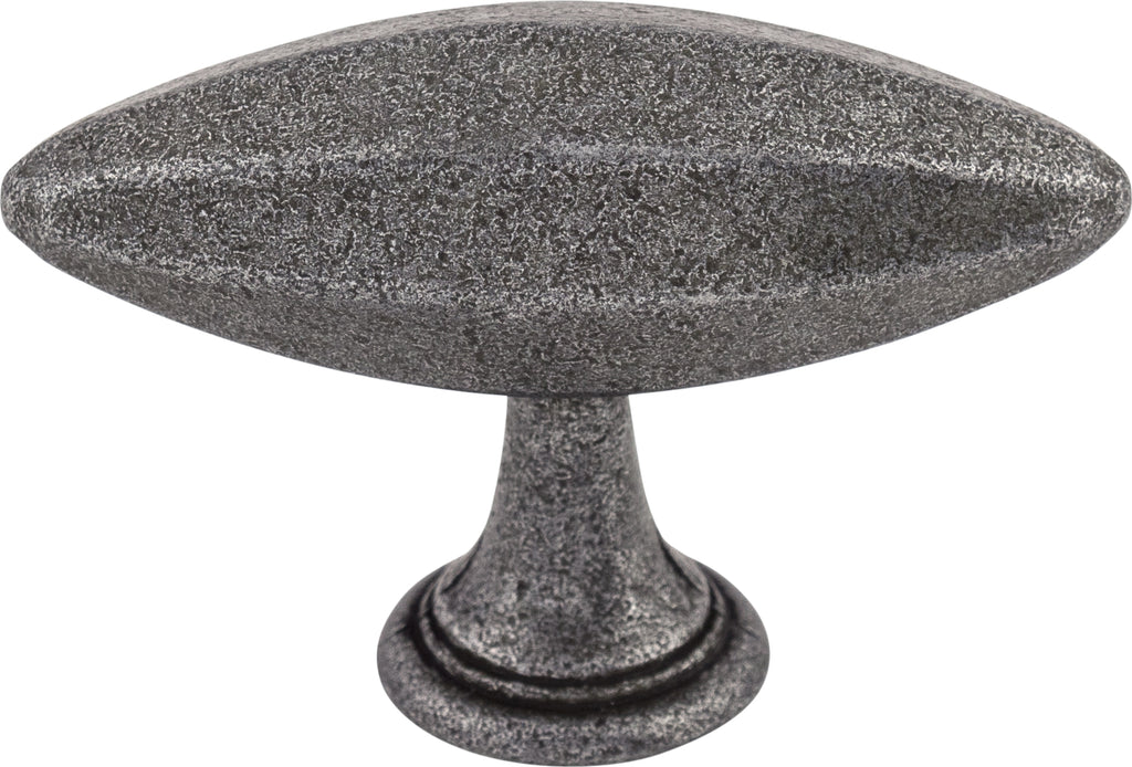 Top Knobs Chareau Series 1-15/16"L T-Handle, Black Iron