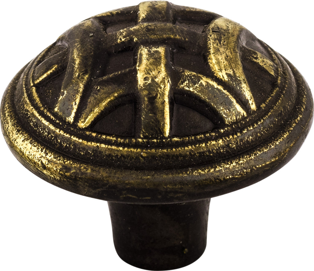 Top Knobs Celtic Series 1-1/4"L Knob, Dark Antique Brass