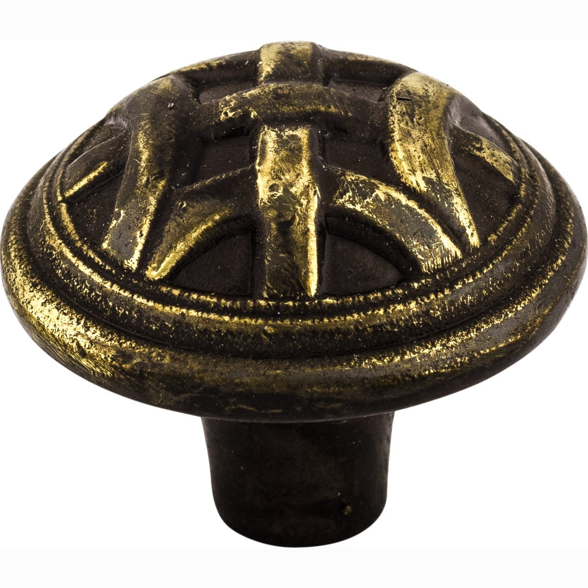 Top Knobs Celtic Series 1-1/4"L Knob, Dark Antique Brass