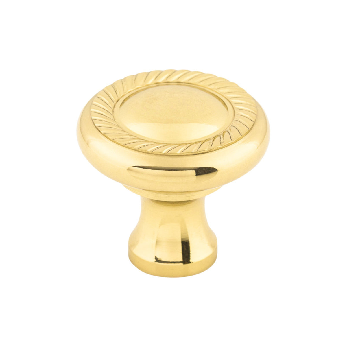Swirl Cut 1 1/4" Diameter Round Knob