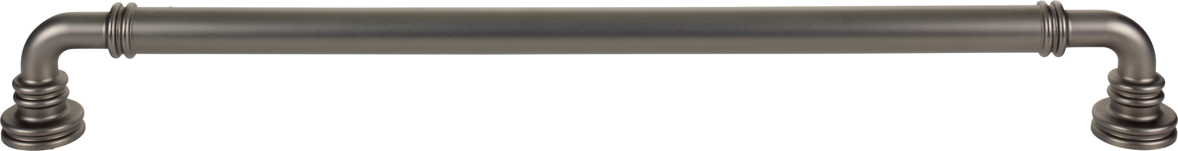 Top Knobs Cranford Series 18"(457mm) CC Appliance Pull, Ash Gray