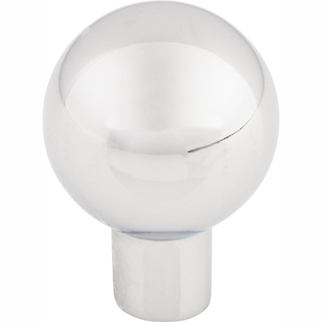 Top Knobs Brookline Series 7/8"L Knob, Polished Chrome