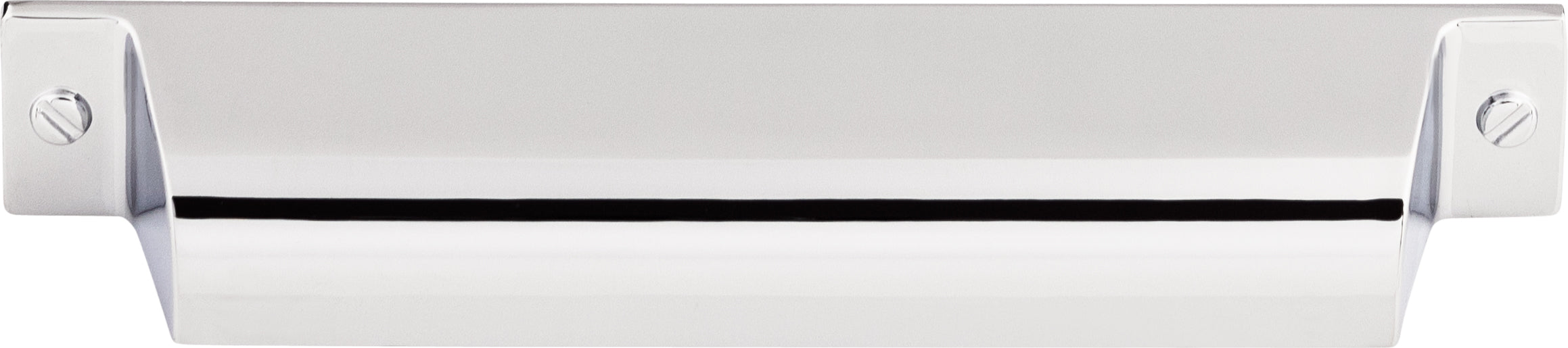 Top Knobs Channing Series 5"(127mm) CC Cup Pull, Polished Chrome
