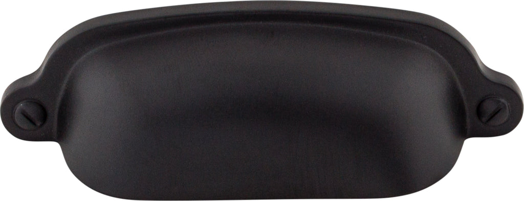 Top Knobs Charlotte Series 2-9/16"(65mm) CC Cup Pull, Flat Black